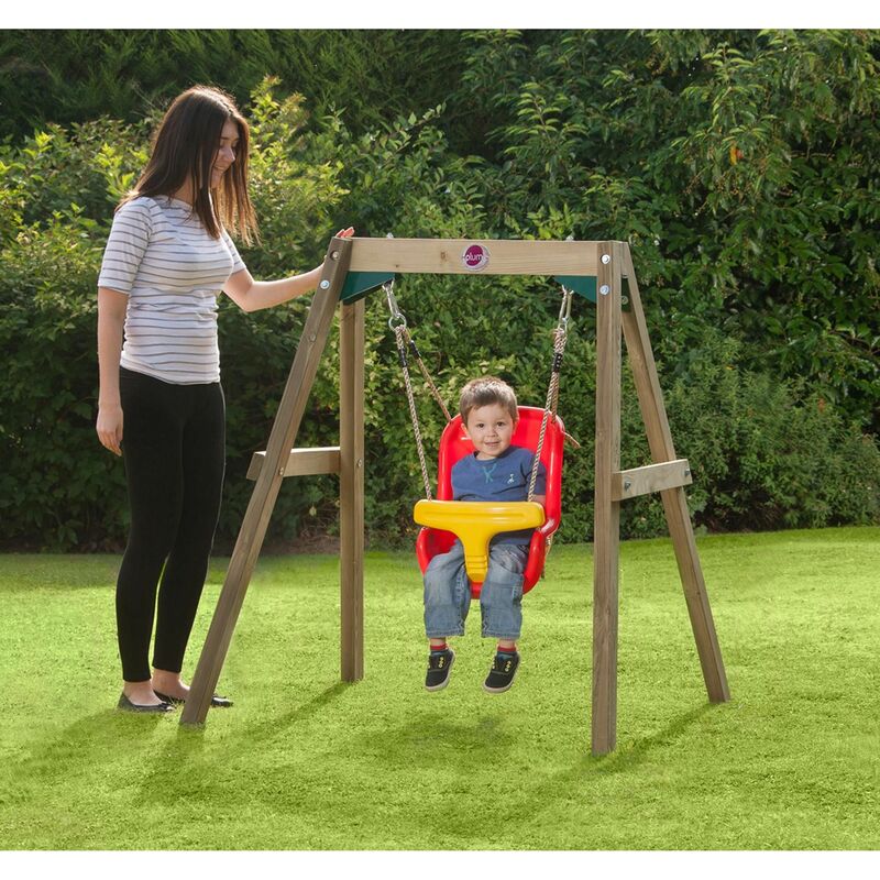 columpios de madera para bebes