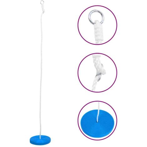 Columpio de placa azul 200 cm vidaXL