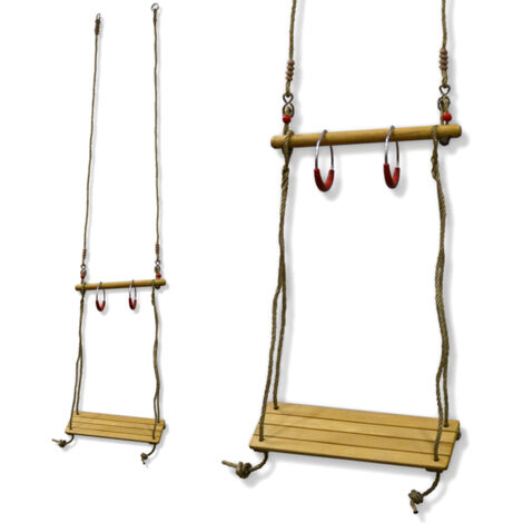 Columpio multifuncional de madera para niños MASTER