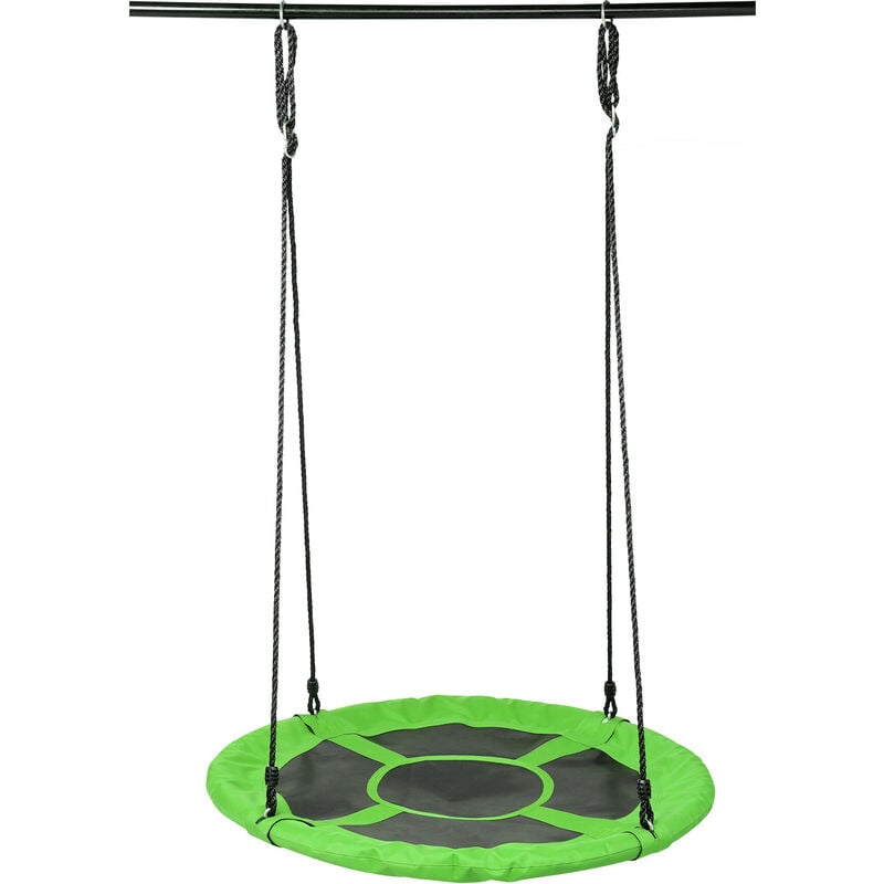 

Columpio nido de pájaro para niños Verde (Ø100cm) - carga 300Kg - Verde