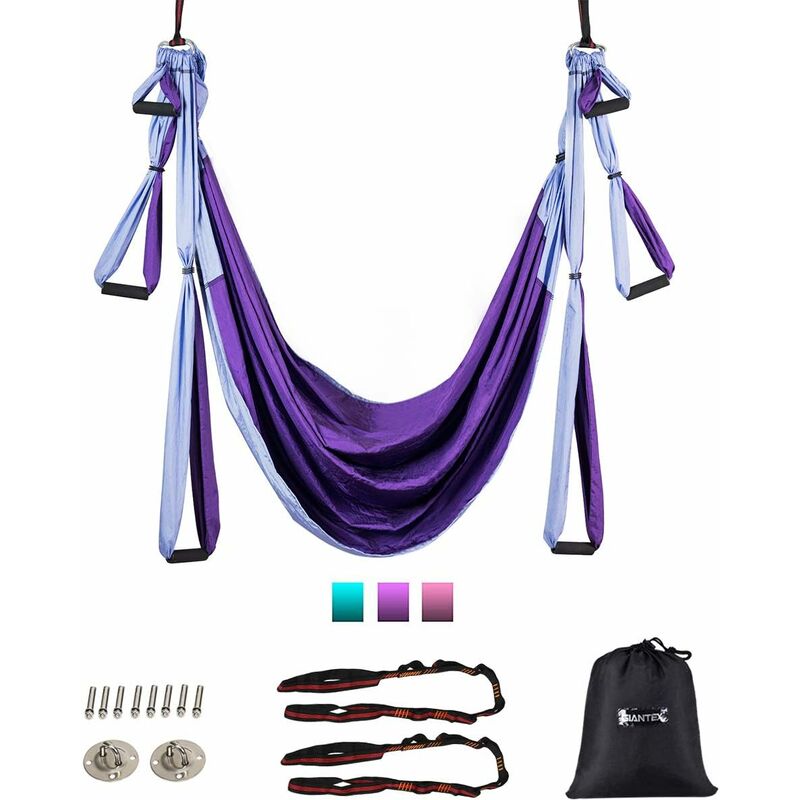 

Columpio para Yoga Aéreo Hamaca de Yoga Trapecio Juego de Yoga Swing Ejercicios