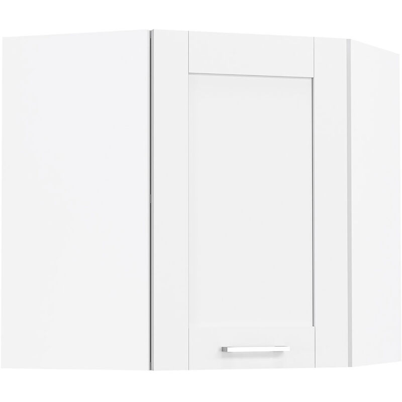 Ebuy24 - Colura meuble haut de cuisine , armoire d'angle 1 porte blanc.