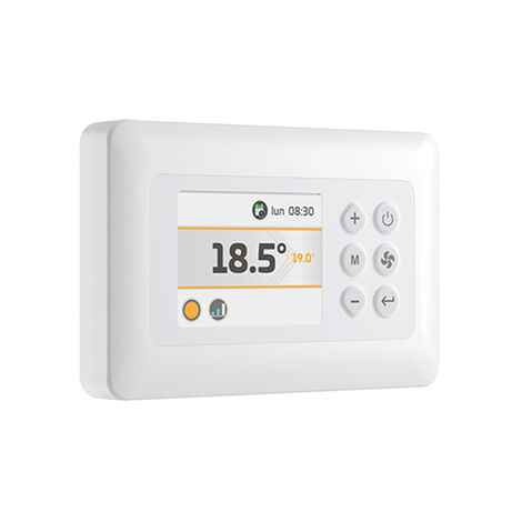 Comando a parete t-mb2 con display lcd  -SABIANA