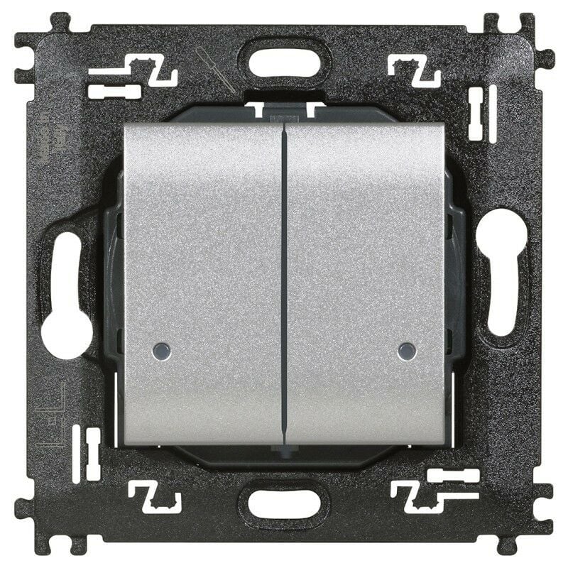 

Comando doble de iluminacion inalambrico NT4003DCW serie Livinglight with Netatmo color Tech - Bticino