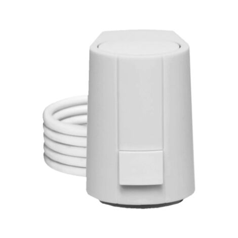 Comando elettrotermico proporzionale per valvola di regolazione serie 145 FLOWMATIC e kit serie 149 Caleffi 656524  Bianco