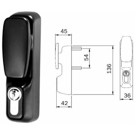 Comando Esterno Maniglioni Idea 94013005T Iseo