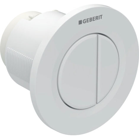 COMANDO PNEUMATICO 01 DOPPIO TASTO VERSIONE INCASSO - Bianco