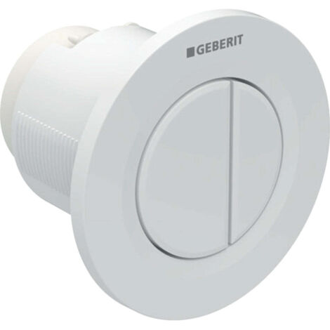 COMANDO PNEUMATICO 01 DOPPIO TASTO VERSIONE INCASSO - Bianco