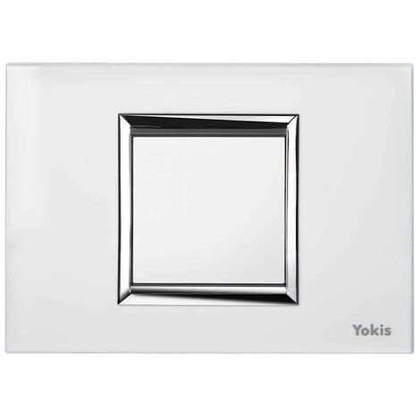 Comando radio Yokis Urmet 1 pulsante installazione a muro TLM1T503