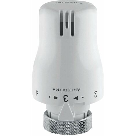 Comando termostatico con sensore a liquido Arteclima 39001  Bianco