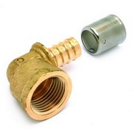 Comap 7090103 - Coude 90° à sertir femelle à visser P7090G 3/8 Ø12x1,1 - 2pcs