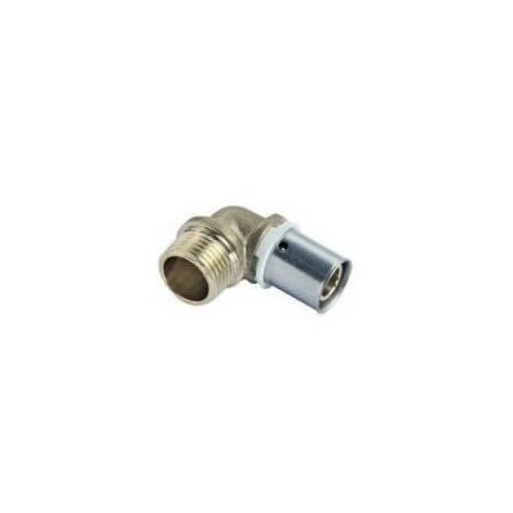 Comap 7092504 Coude (x2) 90° à sertir - P7092G - Ø20x1,9mm - 1/2"
