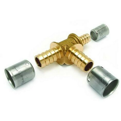 Comap 7130303010 - Té réduit (x2) P7130R à sertir Ø16-16-12