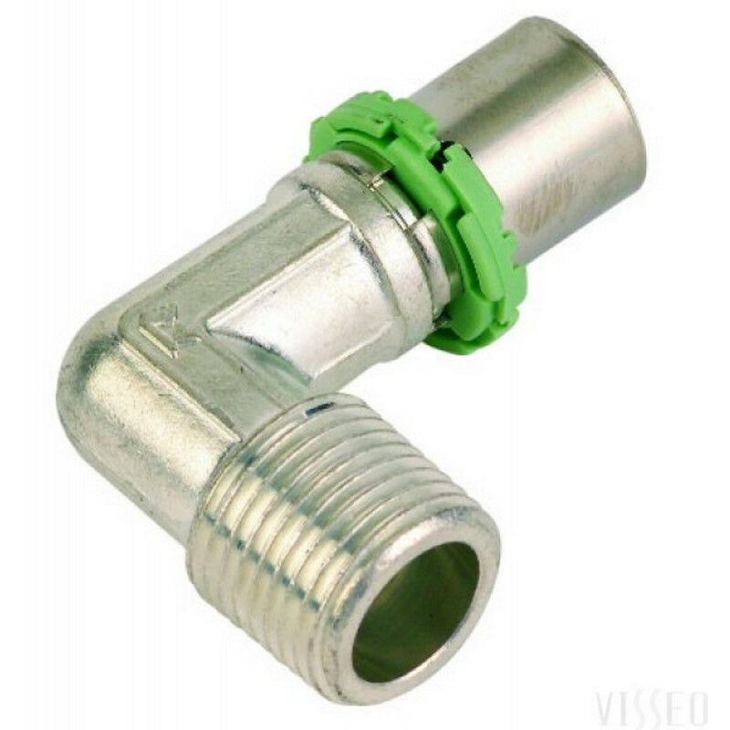 

726EDX - Crimp conector de codo 90 - Comap