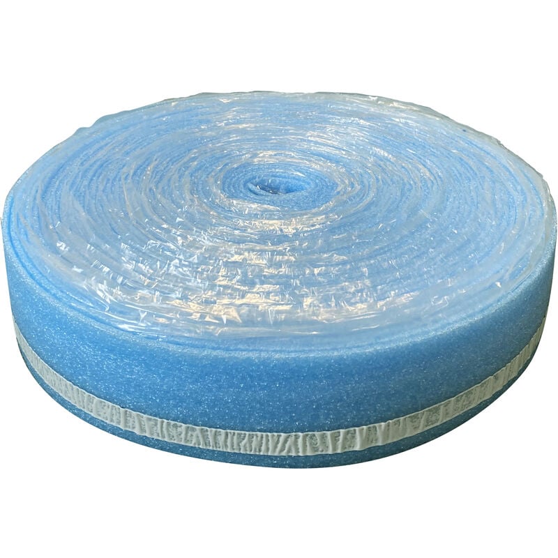 Comap - Bande d'isolation périphérique adhésive avec bavette - 8x150 mm - 50 m - Plancher chauffant et rafraichissant - C260005002
