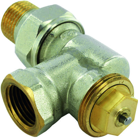 Comap – Corps thermostatique – Robinet Kv fixe – Equerre inverse Rp 1/2 – Filetage M30 – Pression max 10 bar – Température max 110 °C - R807404