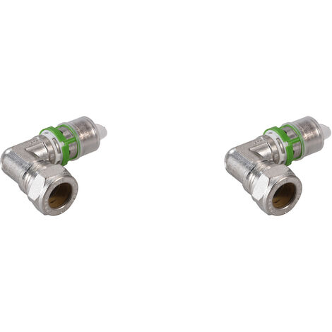 Comap – Coude à sertir et à compression cuivre 16x2 – Raccord multicouche avec joint EPDM – Pression 10 bar – Température +5°C à +95°C – 7090JW1615