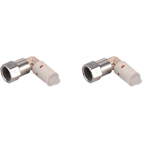 COMAP Coude instantané synthétiques femelle à visser pour tubes multicouche - 20x2-1/2 - Vendus par 2 - Raccords MultiSkin - 9090GP2012