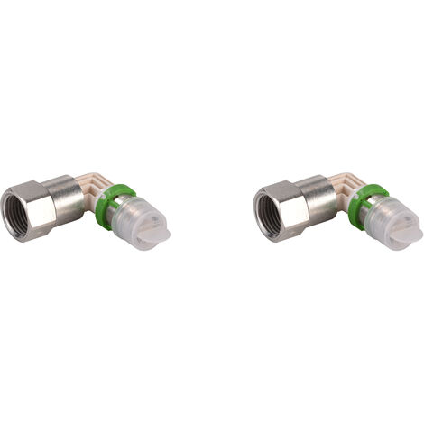 COMAP Coude synthétique femelle à visser pour tubes multicouche - 16x2 - 1/2" - Raccords MultiSkin - Vendus par 2 - 9090GW1612
