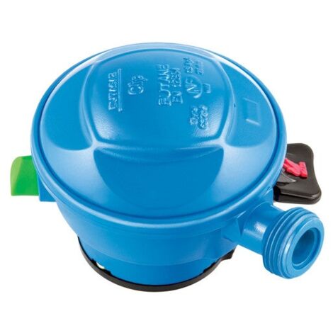 Comap – Détendeur butane Quick On pour bouteilles Cube 6 kg et Viseo 10 kg – Pression 28 mbar – Débit 1,3 kg/h – Norme NF M 88-765 - S140270