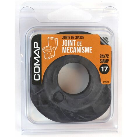 Comap – Joint de mécanisme de chasse d'eau 24x72 SIAMP – Mousse pour étanchéité optimale – Compatible WC standard – S279417