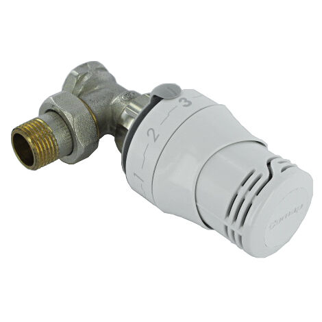 Comap – Robinet thermostatique équerre 3/8'' – Régulation précise M28 – Compatible systèmes chauffage – RK8086032 - r808senso