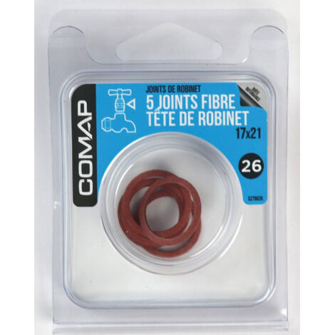 COMAP Lot de 5 joints tête de robinet, 18/21 mm COMAP