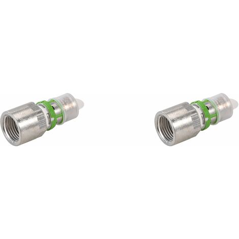 COMAP Manchon à sertir métallique femelle à visser pour tubes multicouche - 20x2-3/4 - Raccords MultiSkin - Vendus par 2 - 7270GW2034