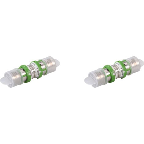 COMAP Manchon égal métallique pour tubes multicouche à sertir - 16x2 - Raccords MultiSkin - Vendus par 2 - S7270W16
