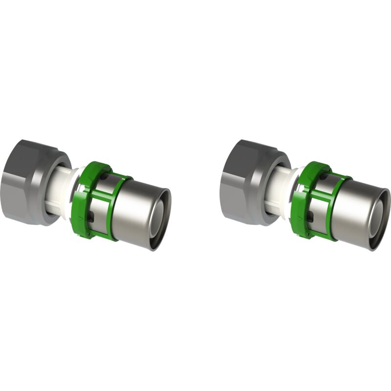 COMAP Raccord à écrou tournant synthétique à sertir pour tubes multicouche - 20x3 - 3/4" - Raccords MultiSkin - Vendus par 2 - 9359GW2034