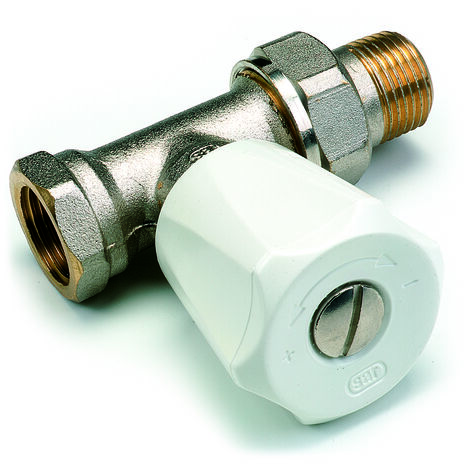 Comap – Robinet manuel droit 3/8' (12x17) – Double étanchéité pour régulation d'eau – Compatible tous radiateurs – S640010