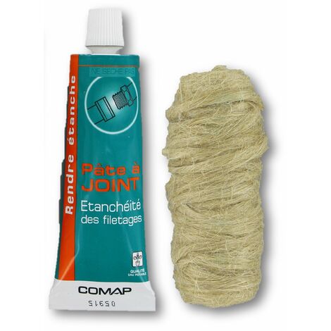 Comap s102104 Kit di etanchéité Pasta Guarnizione 50 ml con bobina di Filasse 40 g