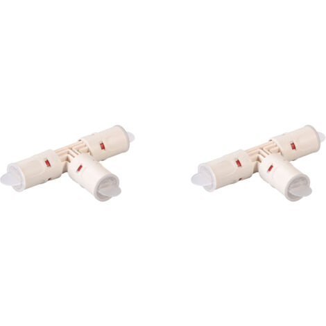 Comap – Té égal instantané pour tubes multicouche 16x2 – Raccord à sertir en PPSU – Pression 10 bar max – Température +5°C à +95°C – 9130P16