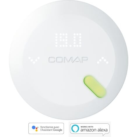 COMAP Thermostat intelligent auto-programmable sans fil COMAP Smart Home, version chauffage électrique (fil pilote)