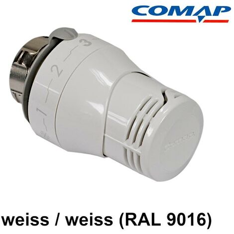 COMAP Thermostatkopf SENSO, M30 x1,5, mit Flüssigfühler, weiss/pearl