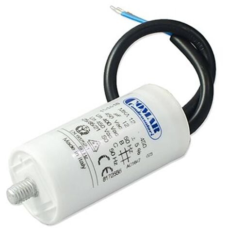 COMAR 600055 1 pc(s) Condensateur de marche pour moteur 8 µF 450 V/AC 5 % (Ø) 30 mm