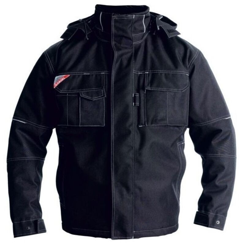 Engel Steppjacke Oxford Schwarz Combat Größe M