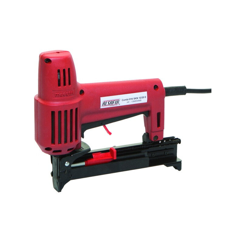 Agrafeuse cloueuse Alsafix Combi 816 skn 12/20 e 2300W capacité 100 pointes ou agrafes avec coffret