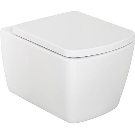 Combi-Pack Aldoma WC mural à fond creux sans bride et abattant WC Aldoma sofclose