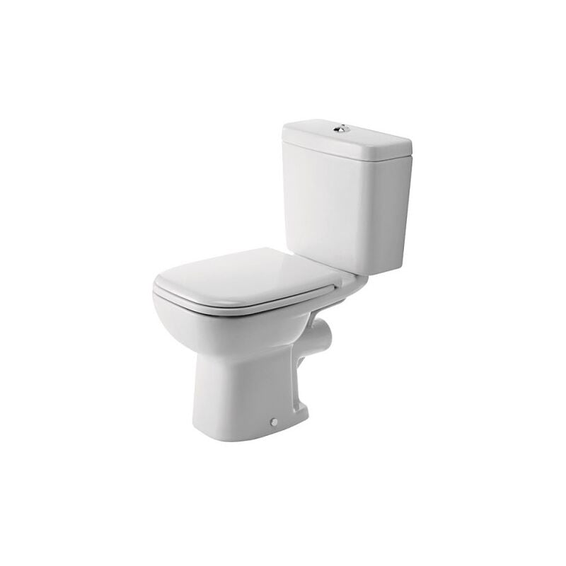 Duravit - wc à poser D-code avec abattant frein de chute