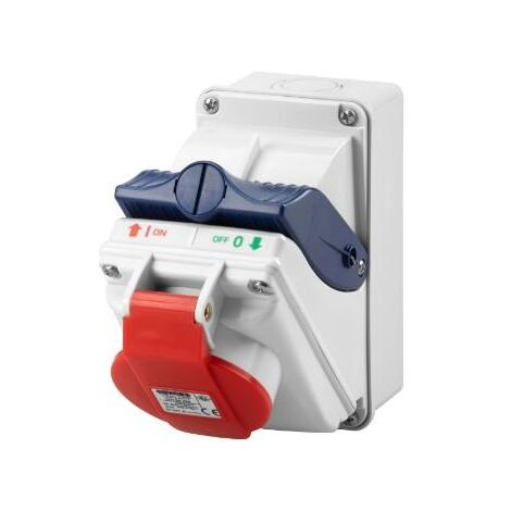 COMBIBLOC A.F.IP44 2P+T 16A 400V 9H GEWISS GW66407