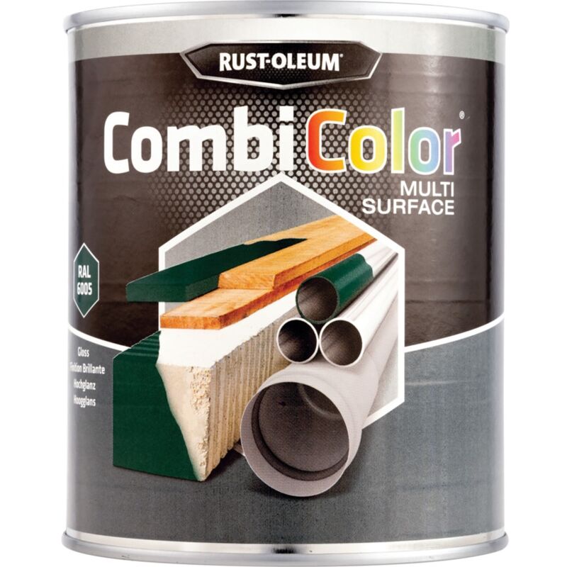 Finish - Rust-oleum 7337MS CombiColor Gloss Green Multi-surface Paint - 750ML