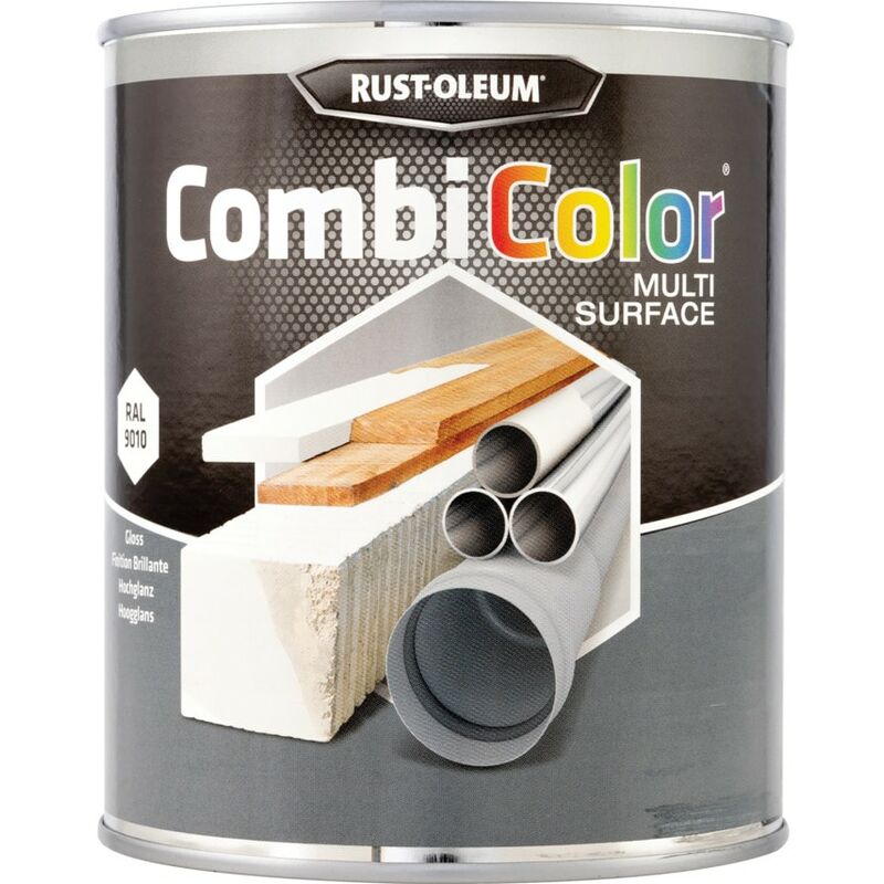 Finish - Rust-oleum 7392MS White CombiColor Multi-surface Gloss 750ML