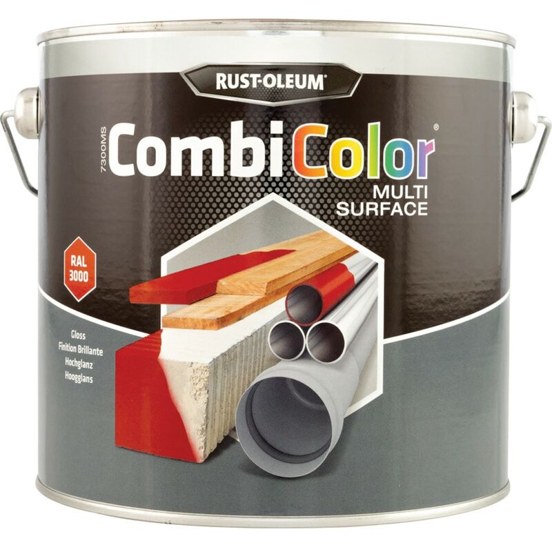 Rust-oleum 7365MS Red CombiColor Multi-surface Gloss 2.5LTR