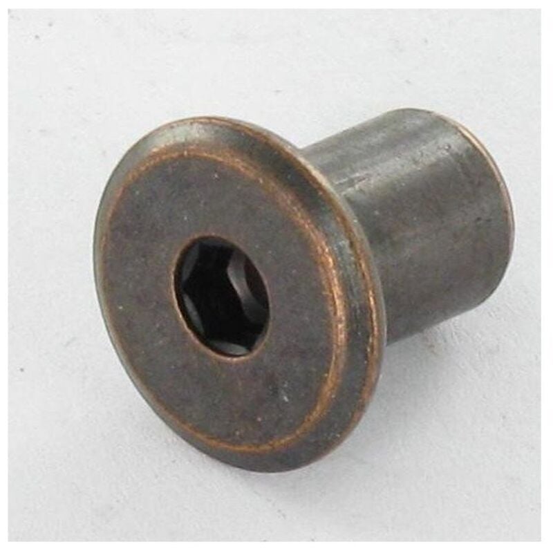 Combifix écrou relieur Tête plate Diamètre de tête: 15 Diamètre du corps 9 Longueur sous tête 12 M6 Clé-200 pièces