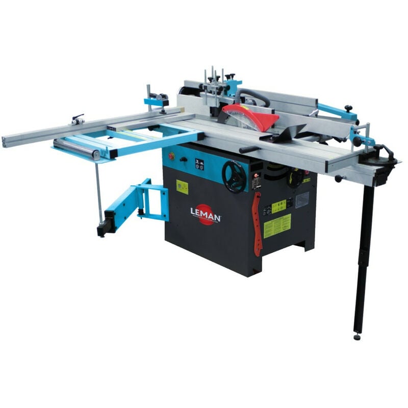 Leman - Combiné machine à bois 5 fonctions 310mm 3800W Triphasé - COM310T