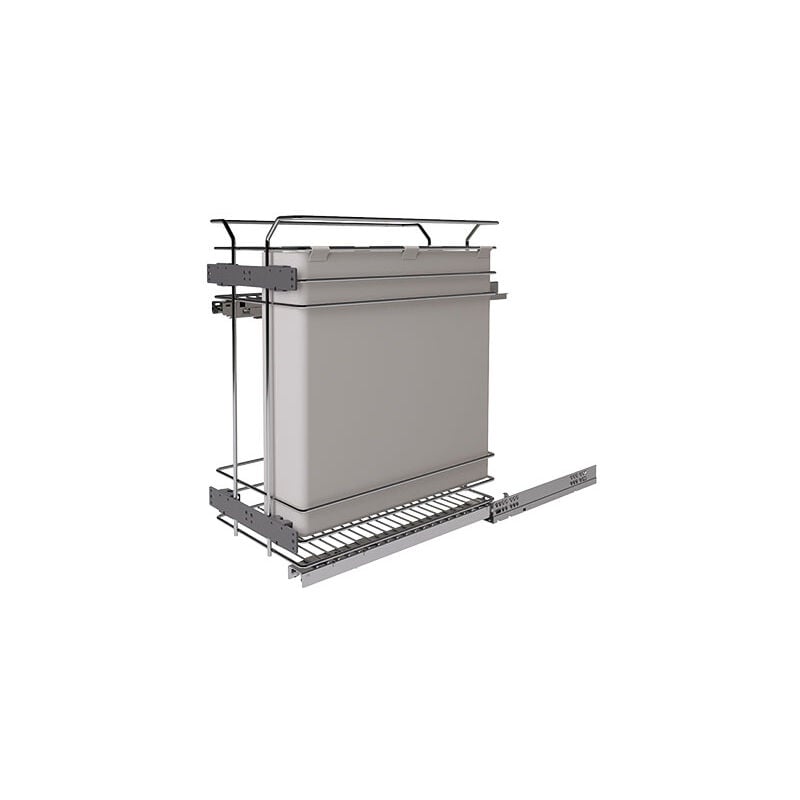 Combiné pain / bouteilles - Version : Fil rond - Matériau : Acier - Décor : Chromé - Hauteur : 540 mm - Charge : 30 kg - Amortisseur : Avec