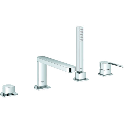 Combinación de bañera monomando Grohe Plus de 4 orificios,