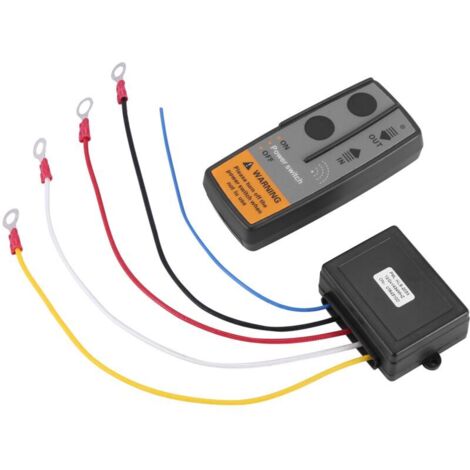 Combinación de cabrestante con control remoto inalámbrico de 12 V para coche, ATV, SUV y UTV universal.