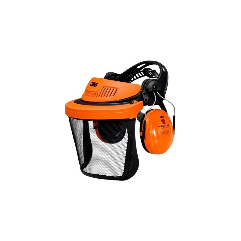 

Comb. forestal Arnés G500-OR pantalla 5J orejeras Optime I P3E naranja